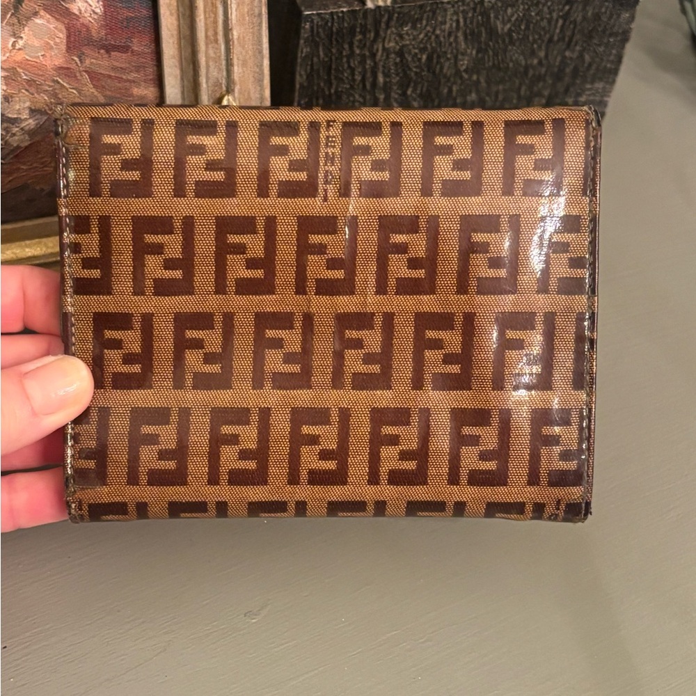 Fendi Brown Zucca Bifold Wallet - Picture 4 of 11